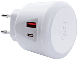 EcoSavers USB Timer Charger USB-s töltőkészülék 20 W Beltér, Aljzat dugó Kimeneti áram (max.) 3000 m