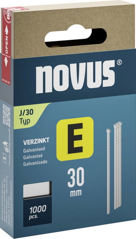 Szegek E típus J 30mm 1000 db Novus Tools 044-0092