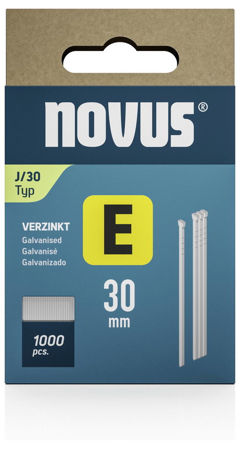Szegek E típus J 30mm 1000 db Novus Tools 044-0092 2. kép