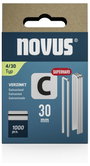 Keskenyhátú tűzőkapocs - Typ 4 1000 db Novus Office 042-0806 Méret (H x Sz x Ma) 30 x 6.1 x 30 mm 2. bélyegkép