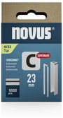 Keskenyhátú tűzőkapocs - Typ 4 1000 db Novus Office 042-0803 Méret (H x Sz x Ma) 23 x 6.1 x 23 mm 2. bélyegkép
