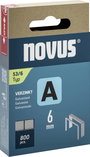 Finomhuzal tűzőkapcsok - Type 53 800 db Novus Tools 042-0776 Méret (H x Sz x Ma) 6 x 11.3 x 6 mm bélyegkép