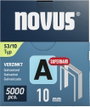 Finomhuzal tűzőkapcsok - Type 53 5000 db Novus Tools 042-0763 Méret (H x Sz x Ma) 10 x 11.3 x 10 mm bélyegkép