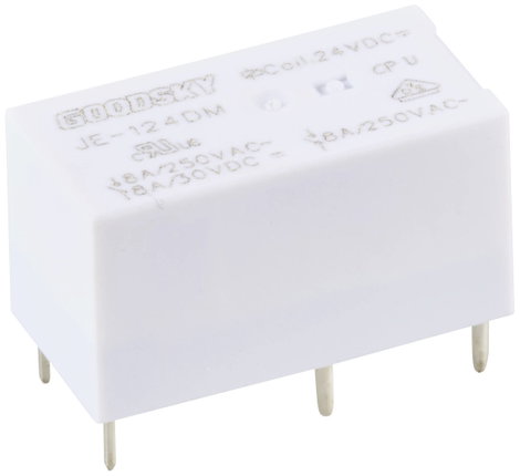 GoodSky JE-124DM Nyák relé 24 V/DC 8 A 1 záró 1 db