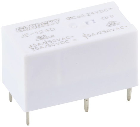 GoodSky JE-124D Nyák relé 24 V/DC 5 A 1 váltó 1 db