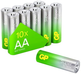 GP Batteries Super Ceruzaelem Alkáli mangán 1.5 V 10 db