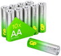 GP Batteries Super Ceruzaelem Alkáli mangán 1.5 V 10 db bélyegkép