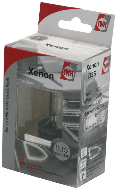 IWH 19349 Xenon fényforrás D3S 35 W 42 V 2. kép