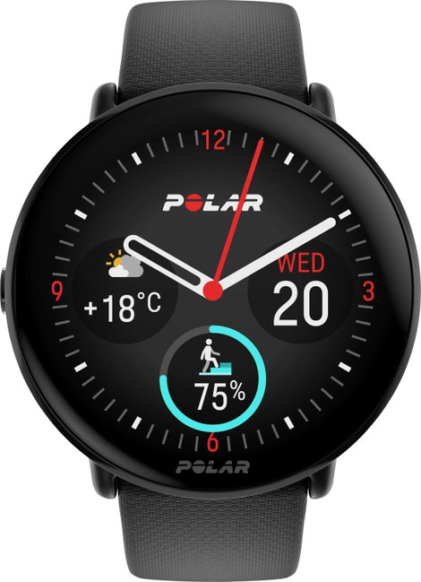 Polar Ignite 3 Sportóra 43 mm S/L Fekete