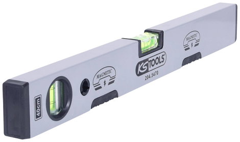 KS Tools 204.5470 2045470 Villanyszerelő vízmérték Mágnessel 400 mm 0.5 mm 4. kép