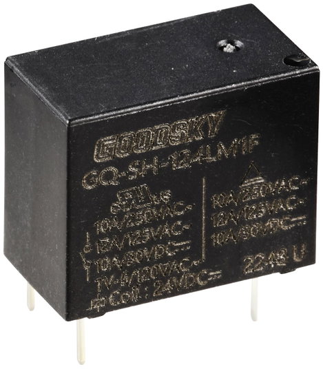 GoodSky GQ-SH-124LM1F Nyák relé 24 V/DC 10 A 1 záró 1 db