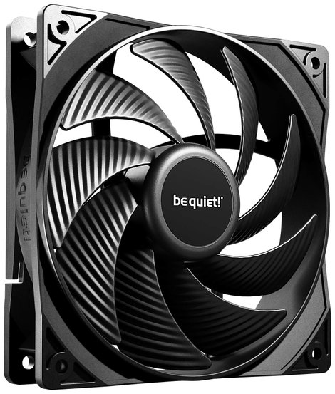 BeQuiet Pure Wings 3 Számítógépház ventilátor Fekete (Sz x Ma x Mé) 120 x 25 x 120 mm