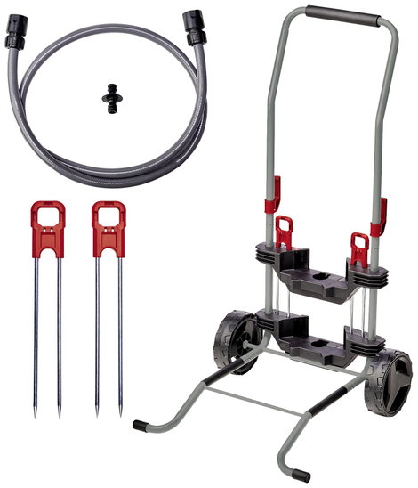 Einhell 4173772 610 mm 1/2 coll 1 db Szürke Üres tömlőtartó kocsi 2. kép