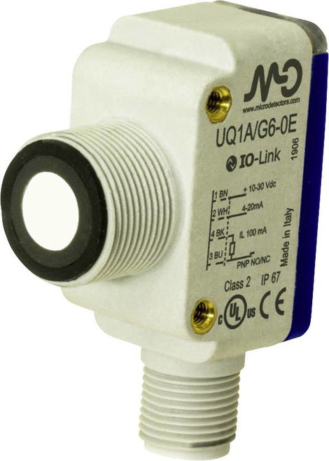MD Micro Detectors Ultrahangos érzékelő UQ1A/G7-0E UQ1A/G7-0E 10 - 30 V/DC 1 db