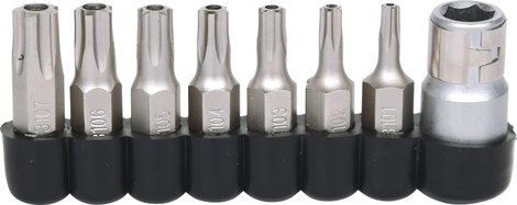 KS Tools 911.1480 1/4" bitkészlet ötcsillagos csavarokhoz, 8 db
