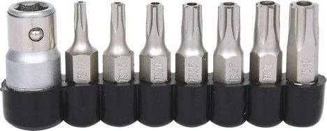 KS Tools 911.1480 1/4" bitkészlet ötcsillagos csavarokhoz, 8 db 3. kép
