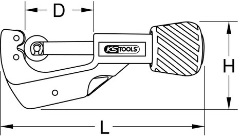 KS Tools Teleskop-Rohrabschneider, 3-32mm 1031000 5. kép