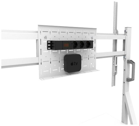 Neomounts FL50-525WH1 TV kocsi 139,7 cm (55) - 215,9 cm (85) Állítható magasságú 12. kép