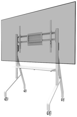 Neomounts FL50-525WH1 TV kocsi 139,7 cm (55) - 215,9 cm (85) Állítható magasságú