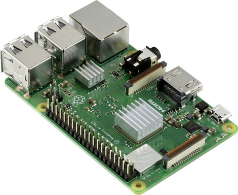 TRU COMPONENTS PCooler Hűtőborda készlet Alkalmas: Raspberry Pi, Banana Pi Ezüst 4. kép