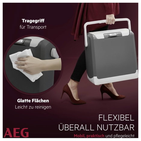 AEG KK20 Hűtőláda EEK: D (A - G) Termoelektromos Fekete, Szürke 15. kép
