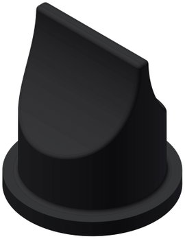 REED Electronics Rückschlagventil FKM (Entenschnabel schwarz) #####Rückschlagventil 1 db