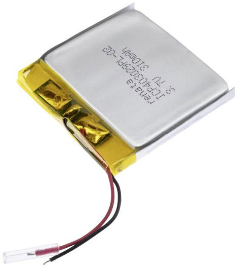 Renata ICP403029PL-02 Speciális akku Prizmatikus Kábel LiPo 3.7 V 325 mAh