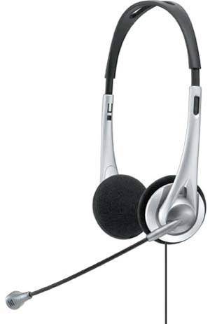 Renkforce Számítógép On Ear headset Vezetékes Stereo Fekete, Ezüst Hangerő szabályozás 4. kép
