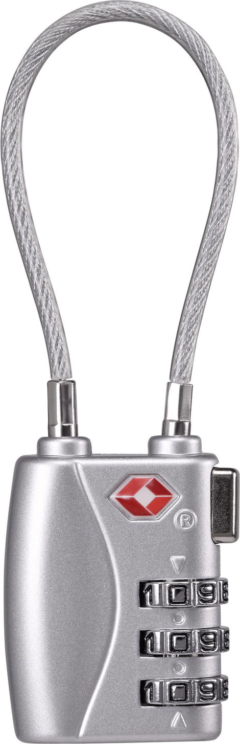 Sygonix SY-5044450 Lakat 33 mm TSA Ezüst Számkódos zár