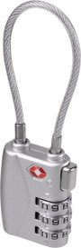 Sygonix SY-5044450 Lakat 33 mm TSA Ezüst Számkódos zár 2. bélyegkép