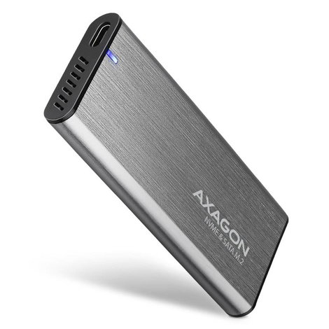 AXAGON EEM2-SG2 M.2 merevlemez ház M.2 2242, M.2 2260, M.2 2280 USB-C® USB 3.2 (Gen 2)