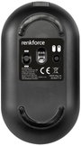Renkforce RF-WM-200 WLAN egér Vezeték nélküli, Bluetooth™ Optikai Fekete 3 Gombok 800 dpi, 1200 dpi, 3. bélyegkép