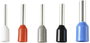 TRU COMPONENTS TC-11599328 Érvéghüvely készlet 0.5 mm², 2.5 mm² Teljesen szigetelt Fehér, Szürke, Pi 2. bélyegkép