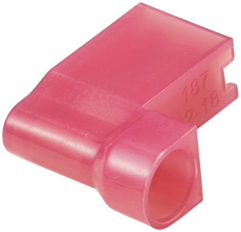 TRU COMPONENTS TC-11599316 Csúszósarus hüvely Dugasz szélesség: 4.8 mm Dugaszolási vastagság: 0.8 mm 2. kép