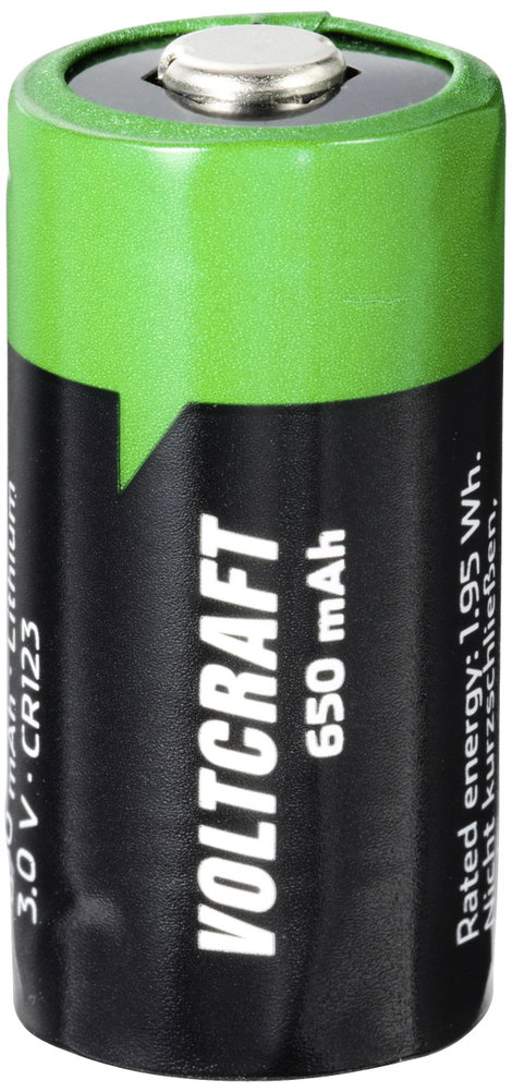 VOLTCRAFT Speciális akku CR 123 Lítium 3 V 650 mAh