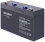 VOLTCRAFT CE6V/12Ah Ólomakku 6 V 12 Ah Ólom-vlies (AGM) (Sz x Ma x Mé) 151 x 100 x 50 mm 6,35 mm-es bélyegkép