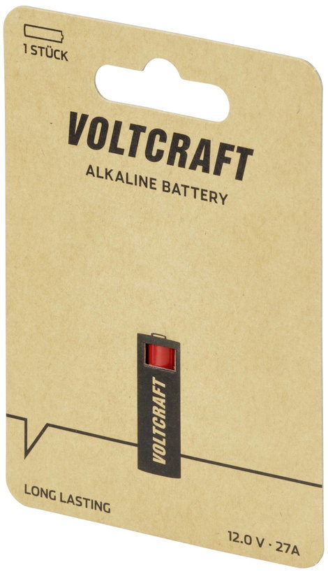 VOLTCRAFT Speciális elem 27 A Alkáli mangán 12 V 20 mAh 1 db 2. kép
