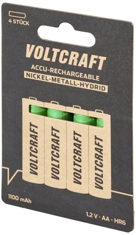 VOLTCRAFT HR06 Ceruzaakku NiMH 1100 mAh 1.2 V 4 db 3. kép