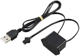 TRU COMPONENTS EL inverter 5 V/DC Fekete (H x Sz x Ma) 40 x 18 x 23 mm