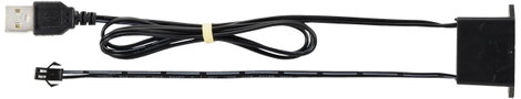 TRU COMPONENTS EL inverter 5 V/DC Fekete (H x Sz x Ma) 40 x 18 x 23 mm 2. kép