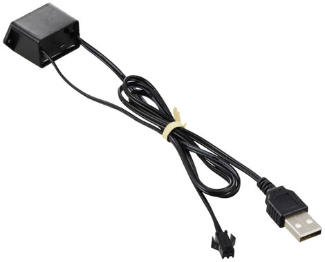 TRU COMPONENTS EL inverter 5 V/DC Fekete (H x Sz x Ma) 40 x 18 x 23 mm 3. kép