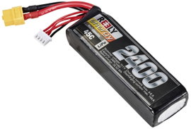 Reely Akkucsomag, LiPo 11.1 V 2400 mAh Cellaszám: 3 45 C Soft doboz XT60H