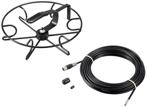 VOLTCRAFT 1000T 10m spool (LF) Endoszkóp szonda Szonda átmérő 5.5 mm 10 m LED-es világítás, Vízálló 2. kép