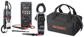 VOLTCRAFT VC-12884335-VC-8466760-Set Mérőműszer készlet villanyszerelő mestereknek digitális Adatgyű