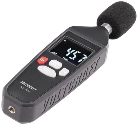 VOLTCRAFT SL-80 Zajszintmérő 30 - 130 dB 31.5 Hz - 8 kHz 3. kép