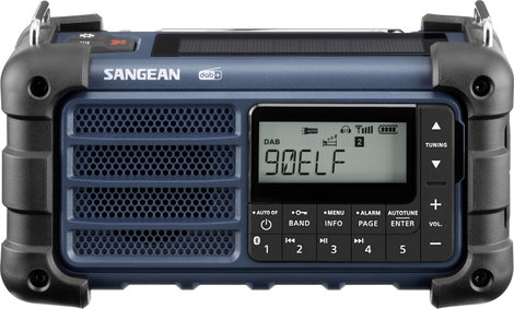 Sangean MMR-99 Kültéri rádió DAB+, DAB, URH Vészhelyzeti rádió, Bluetooth® Napelem, Fröccsenő víz el 10. kép