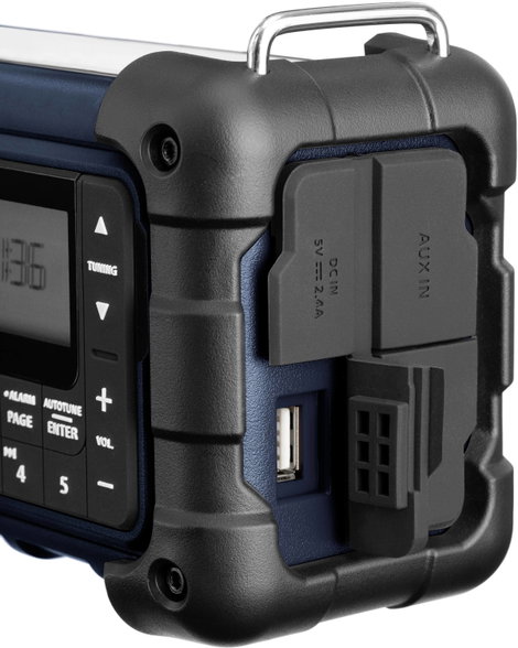 Sangean MMR-99 Kültéri rádió DAB+, DAB, URH Vészhelyzeti rádió, Bluetooth® Napelem, Fröccsenő víz el 5. kép