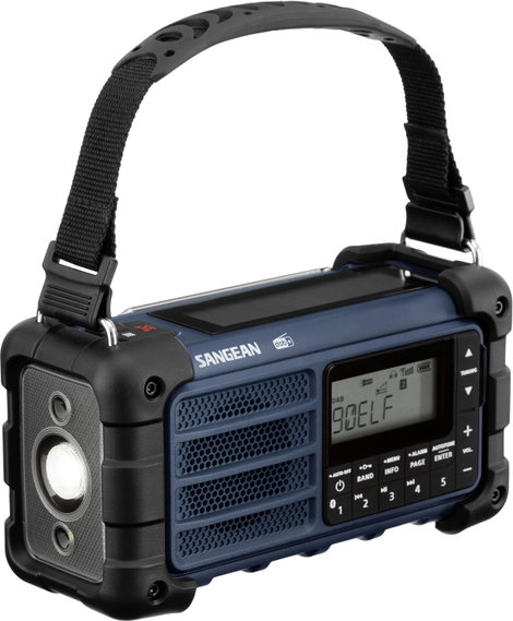 Sangean MMR-99 Kültéri rádió DAB+, DAB, URH Vészhelyzeti rádió, Bluetooth® Napelem, Fröccsenő víz el 7. kép