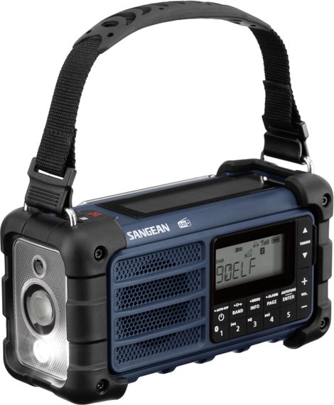 Sangean MMR-99 Kültéri rádió DAB+, DAB, URH Vészhelyzeti rádió, Bluetooth® Napelem, Fröccsenő víz el 8. kép
