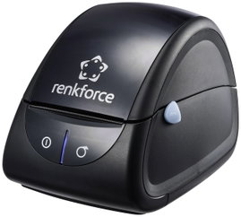 Renkforce RF-5469250 Címkenyomtató Termodirekt 203 x 203 dpi Etikett szélesség (max.): 85 mm USB, RS